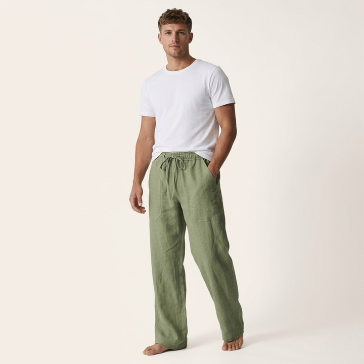 Hugo | Leichte Sommerhose mit elastischem Bund