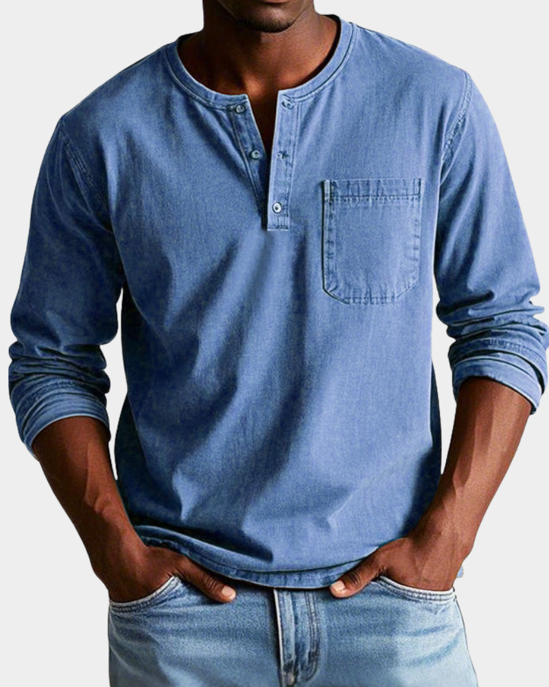 Theodore | Men's Vintage Long-Sleeve Shirt