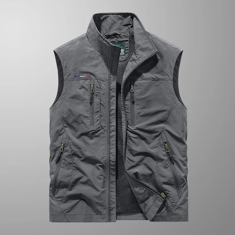 Odin | Herren Outdoor Weste mit Stehkragen