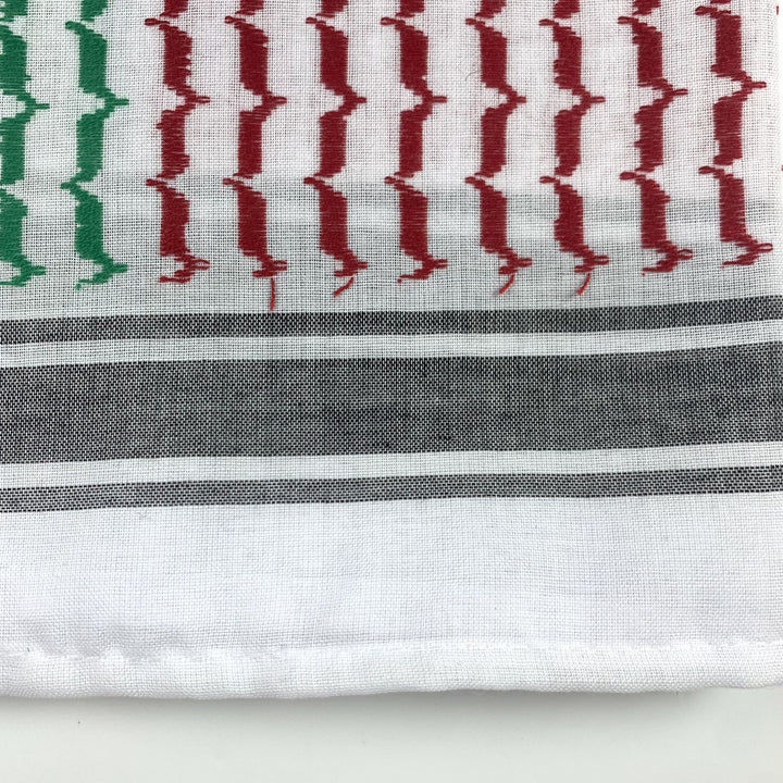 Herren Keffiyeh Jacquard Schal quadratisch 140 cm Polyester
