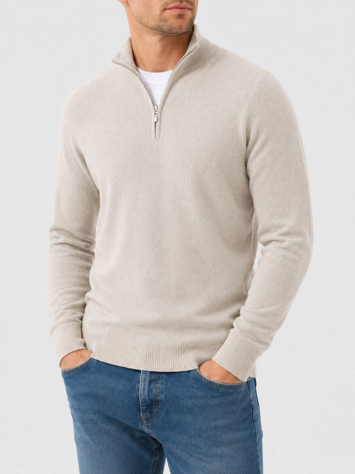 Hugo | Herren Merino Pullover mit Reißverschluss