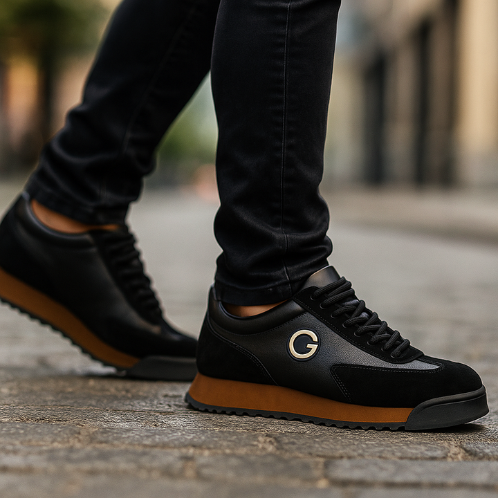 Dario | Herren Sneaker mit Kontrast-Panels