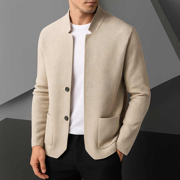 Leon | Men’s Cardigan with Button Placket