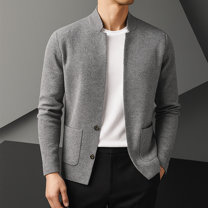 Leon | Men’s Cardigan with Button Placket