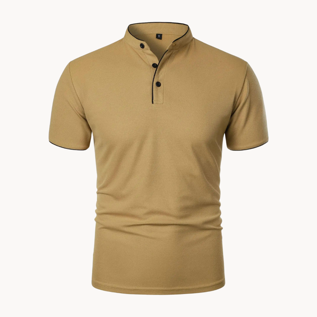 Ruben | Herren Polo Shirt mit kurzer Knopfleiste