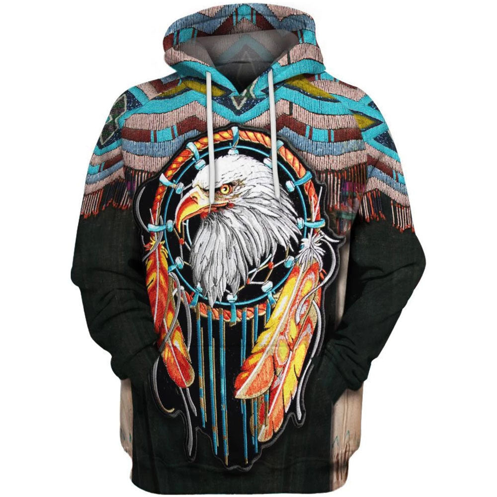 Herren Kapuzenpullover mit Digitaldruck und Kapuze