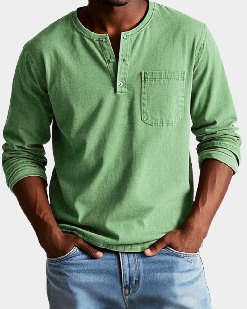 Theodore | Men's Vintage Long-Sleeve Shirt