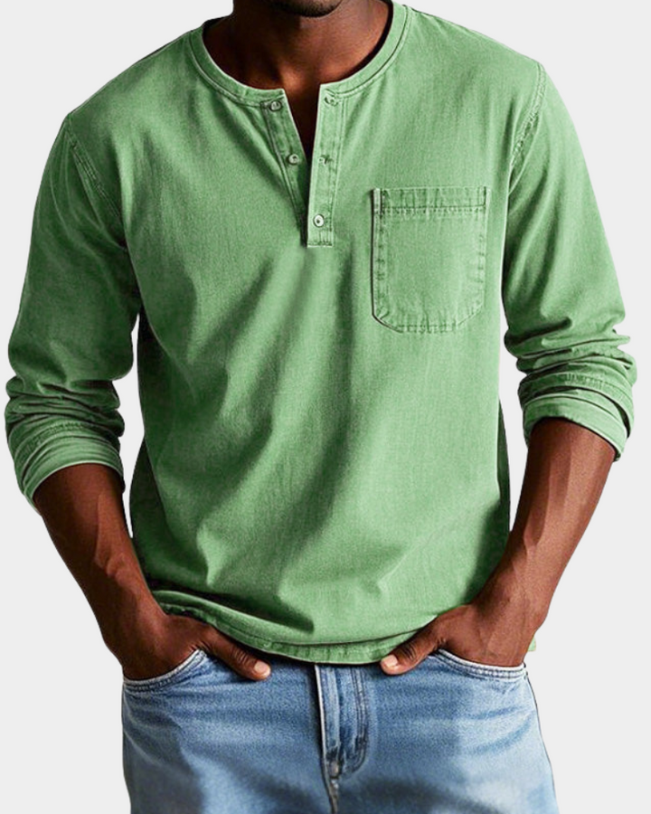 Theodore | Men's Vintage Long-Sleeve Shirt