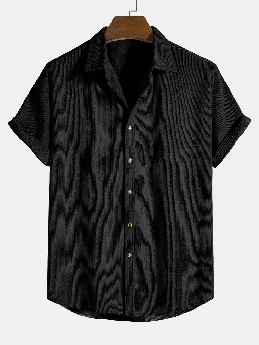 Rafael | Oversize Kurzarmhemd mit Kragen