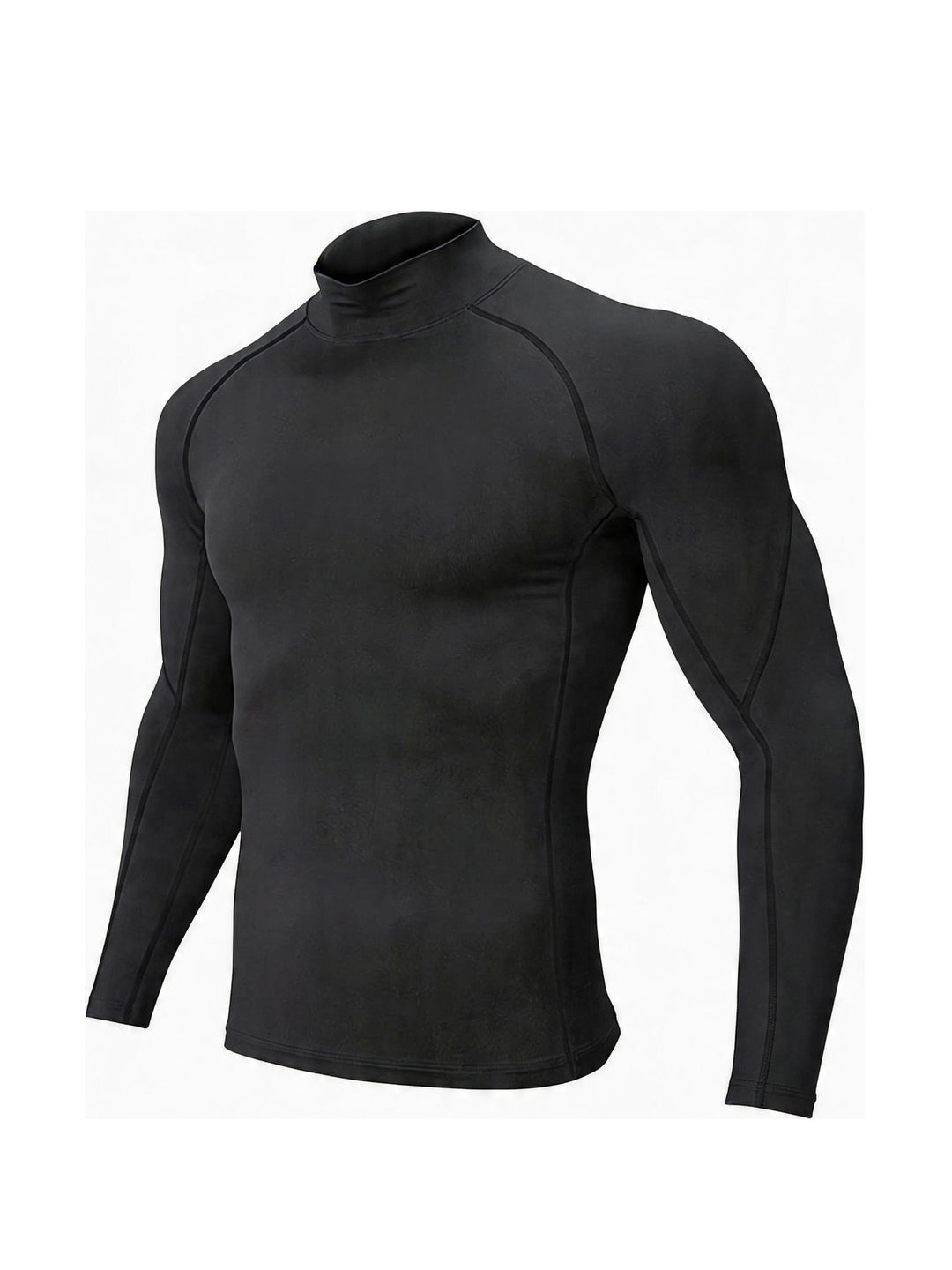 SwissFellas Herren Baselayer Kompressionsshirt mit Langarm, schmale Passform