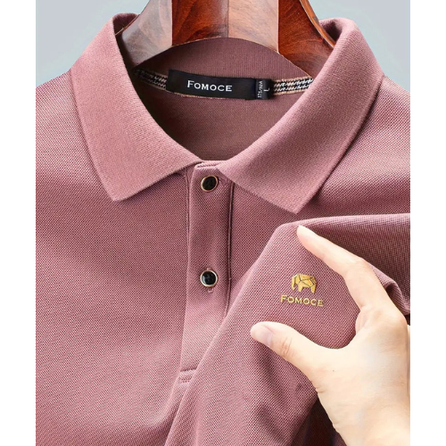 Herren Polo-Pullover mit Strickstruktur