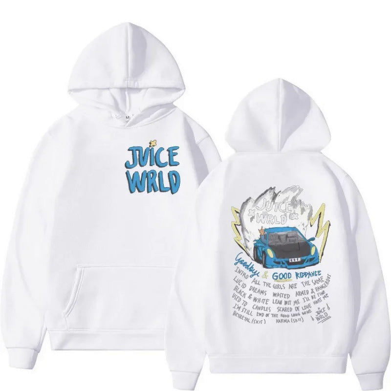 Herren Hoodie mit Print im Hip-Hop-Stil