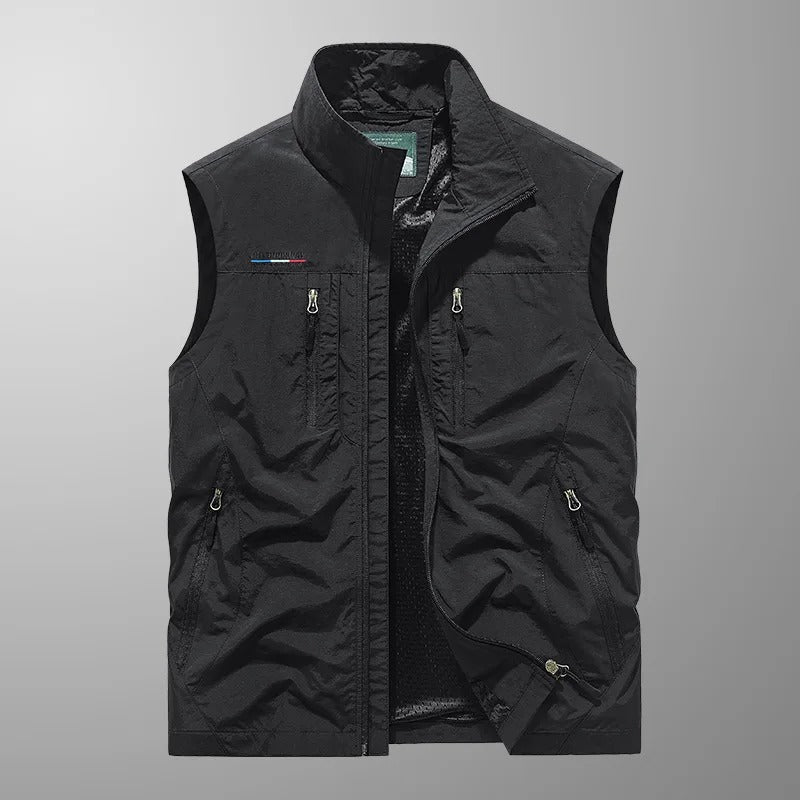 Odin | Herren Outdoor Weste mit Stehkragen