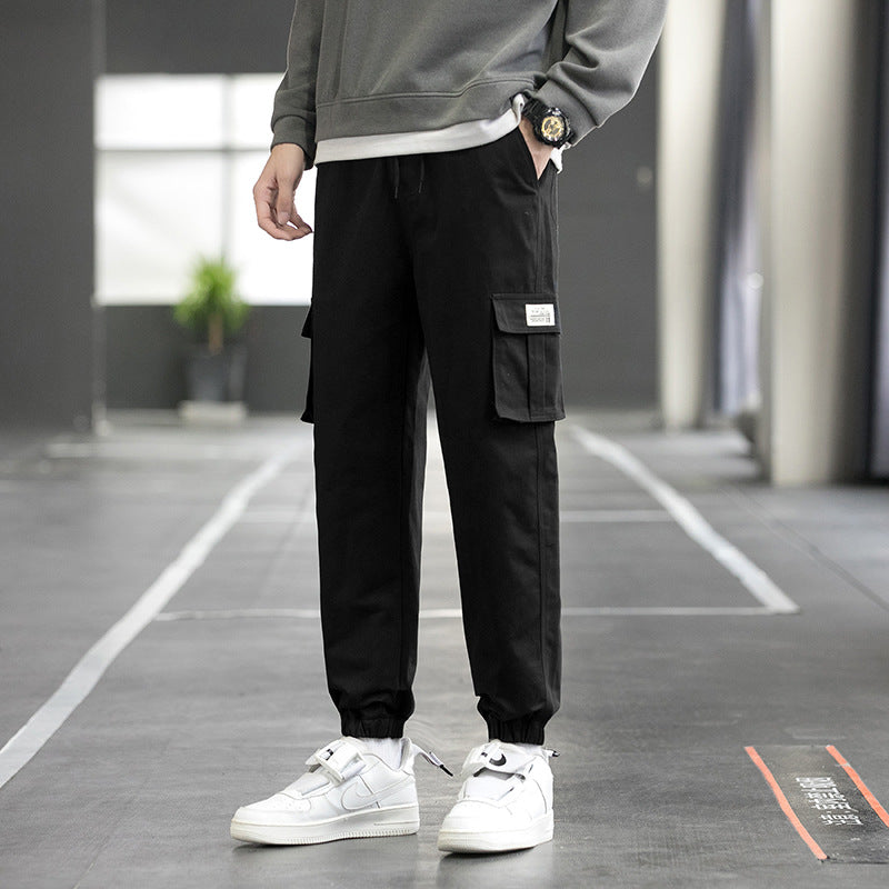 Herren Cargohose mit mehreren Taschen, lockere Passform