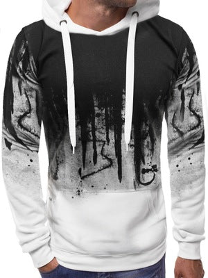 Herren Kapuzenpullover Hoodie mit Kapuze Langarm