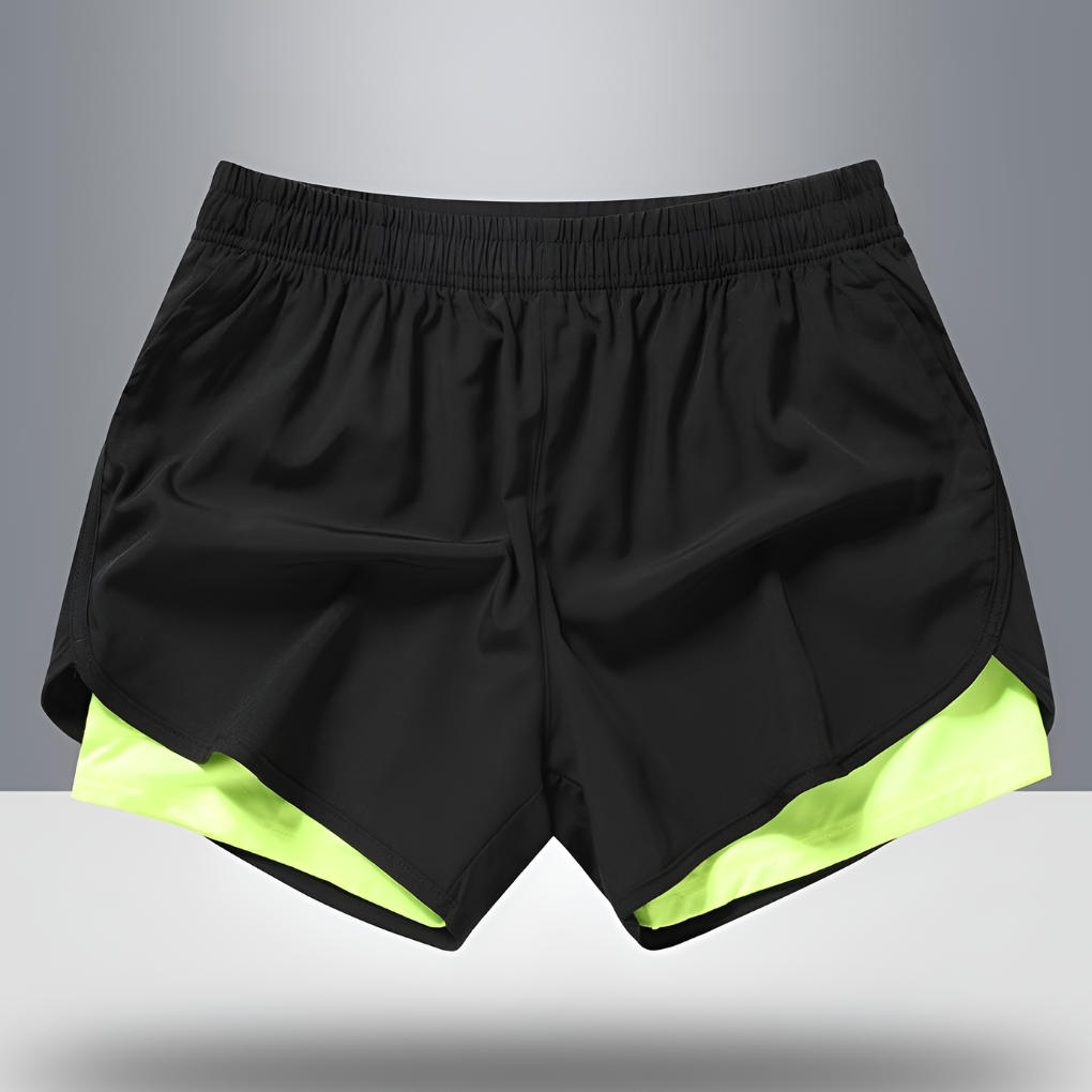 Max | 2-in-1 Laufshorts mit Reißverschlusstasche