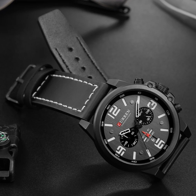 Hudson | Herren Armbanduhr mit rundem Zifferblatt