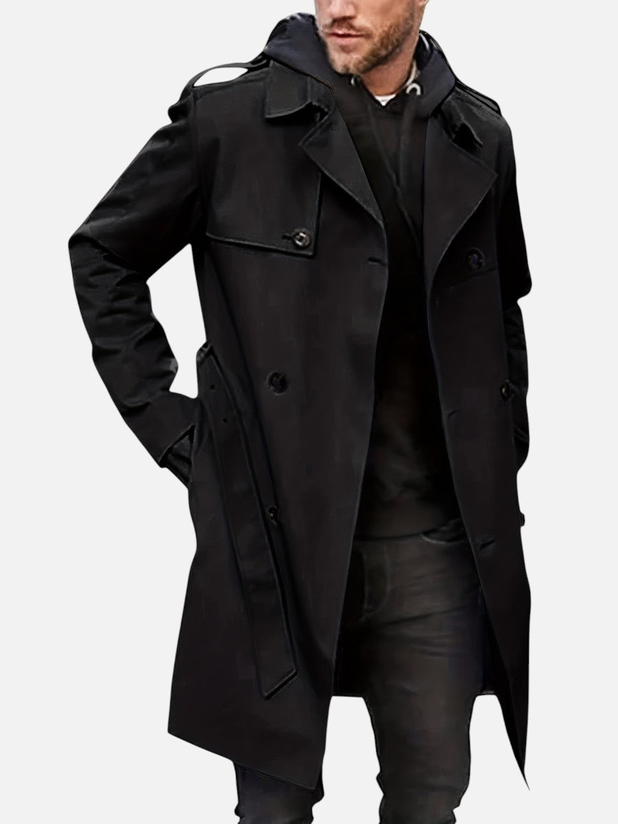Sebastian | Herren Trenchcoat mit Doppelreiher