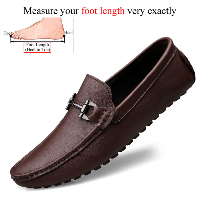 Herren Slip-On Loafer Schuh Casual Look Seitenansicht