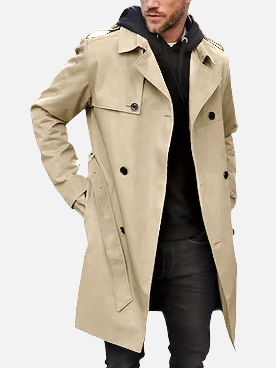 Sebastian | Herren Trenchcoat mit Doppelreiher