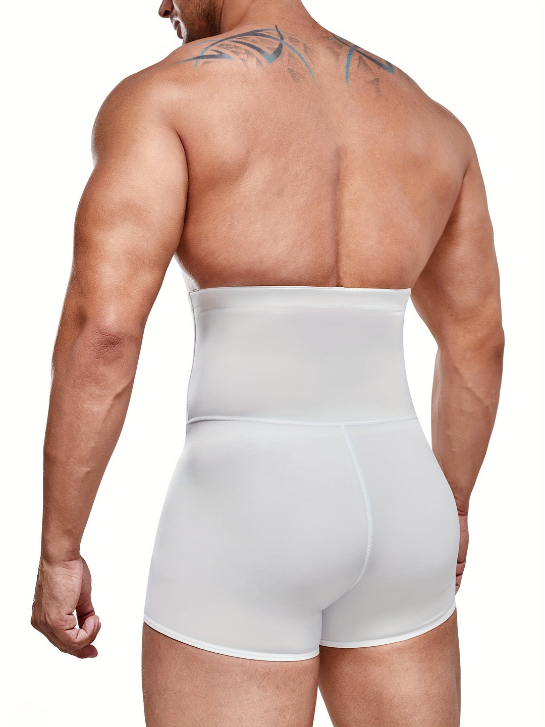SwissFellas Herren Shapewear Shorts mit hohem Bund, schmale Passform