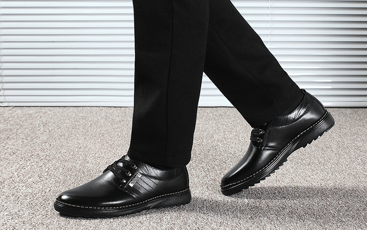 Business Casual Schuhe für Herren mit runder Kappe