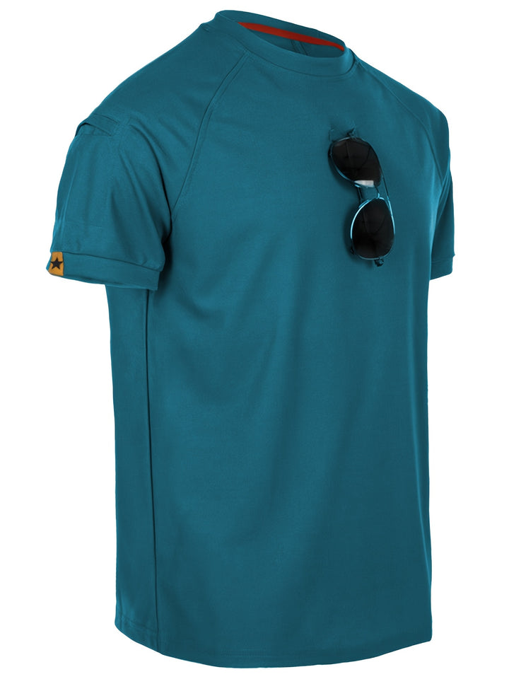 SwissFellas Herren T-Shirt mit Rundhalsausschnitt und Grafikdetail, reguläre Passform