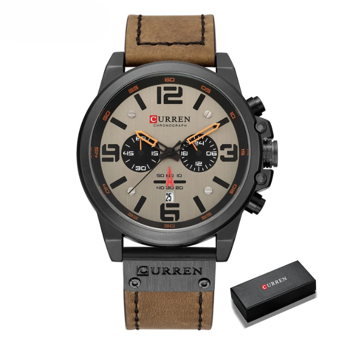 Hudson | Herren Armbanduhr mit rundem Zifferblatt