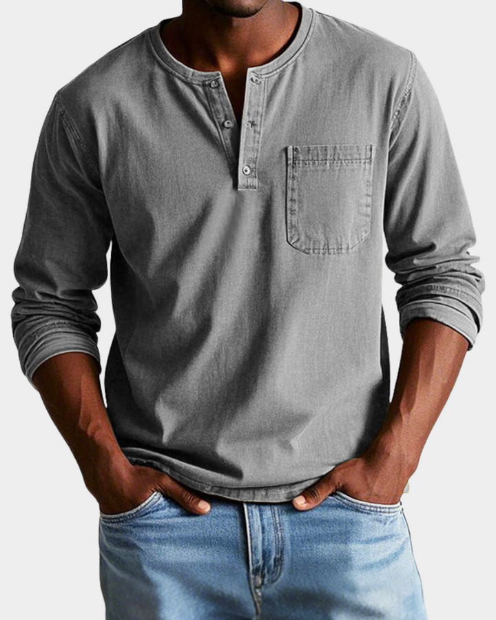 Theodore | Men's Vintage Long-Sleeve Shirt