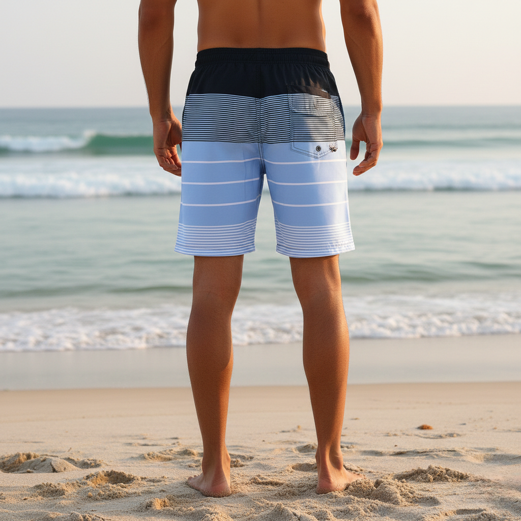 Filippo | Herren Badeshorts mit Streifen
