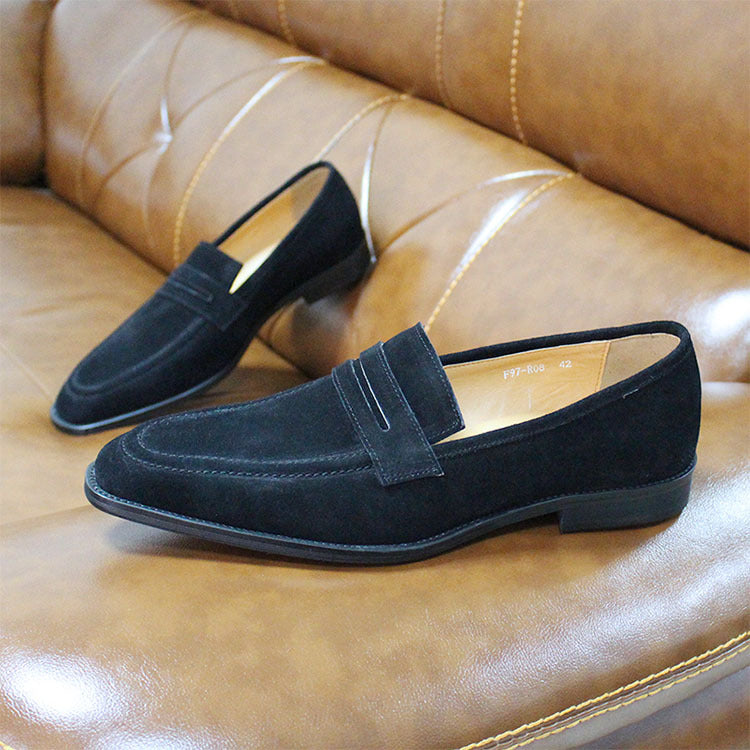 Herren Lederschuhe im England-Stil in Schwarz und Braun