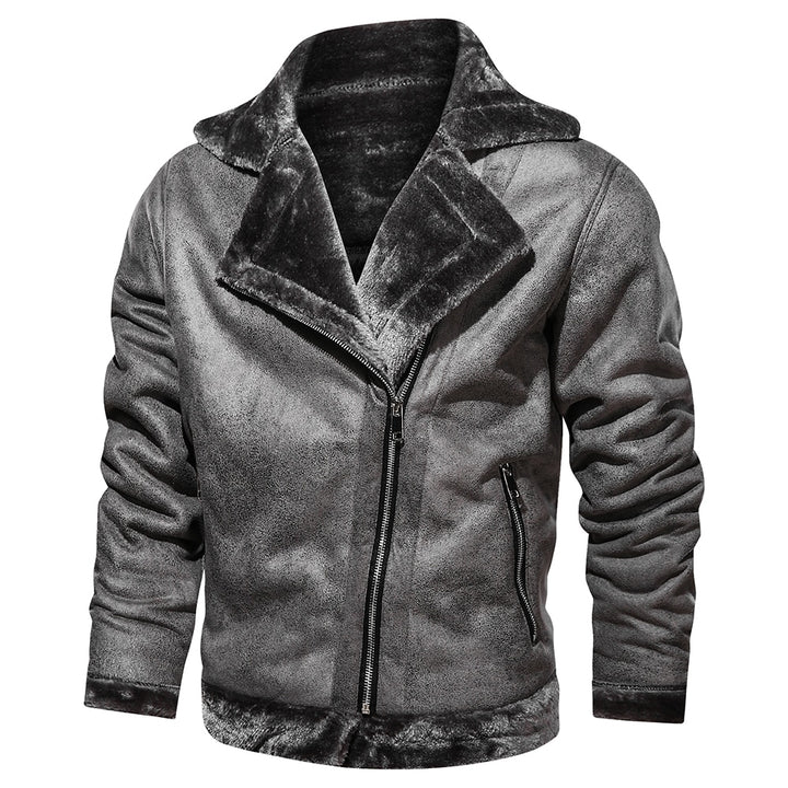 Retro Herren Winterjacke im Vintage-Look Vorderansicht