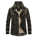 Gian | Winterjacke Herren kariert, Baumwolle