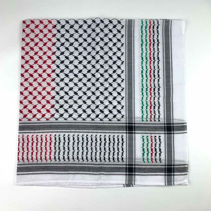 Herren Keffiyeh Jacquard Schal quadratisch 140 cm Polyester