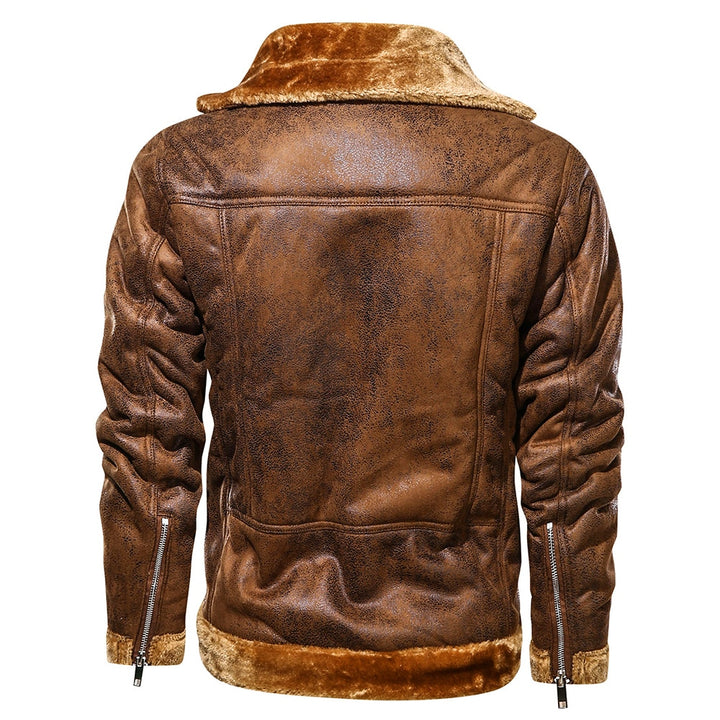 Retro Herren Winterjacke im Vintage-Look Vorderansicht