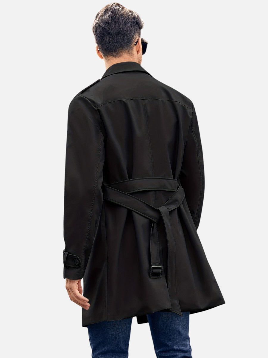 Sebastian | Herren Trenchcoat mit Doppelreiher