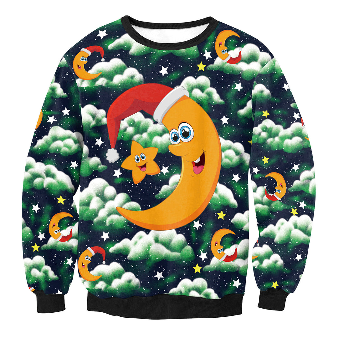 Lustiger Weihnachtspullover Herren mit Santa-Elf Motiv