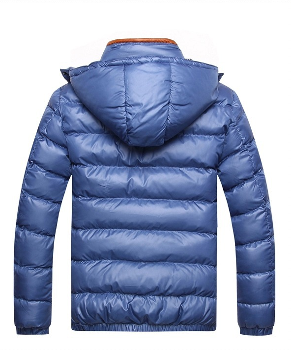 Herren Winterjacke Steppjacke Frontansicht im Studio
