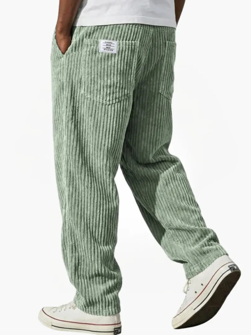 Vintage Herrenhose mit lockerem geradem Schnitt