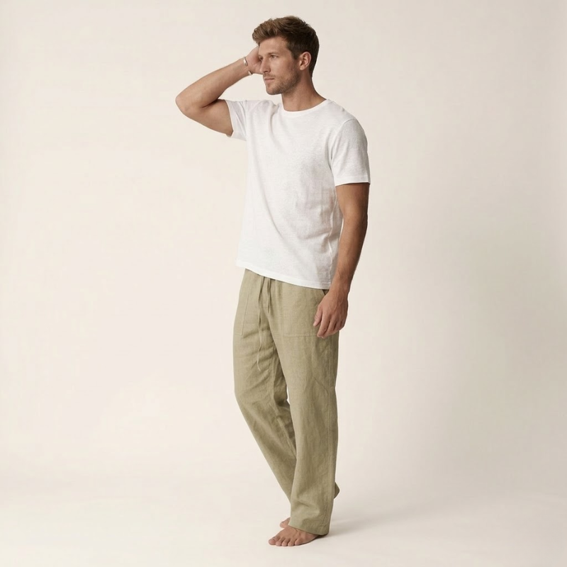 Hugo | Leichte Sommerhose mit elastischem Bund