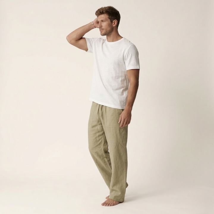 Hugo | Leichte Sommerhose mit elastischem Bund