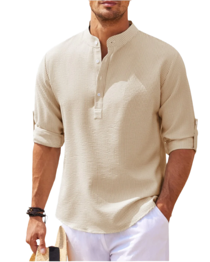 Herren Polo mit Langarm | Elegantes Freizeitshirt | Vielseitig für Alltag und Büro