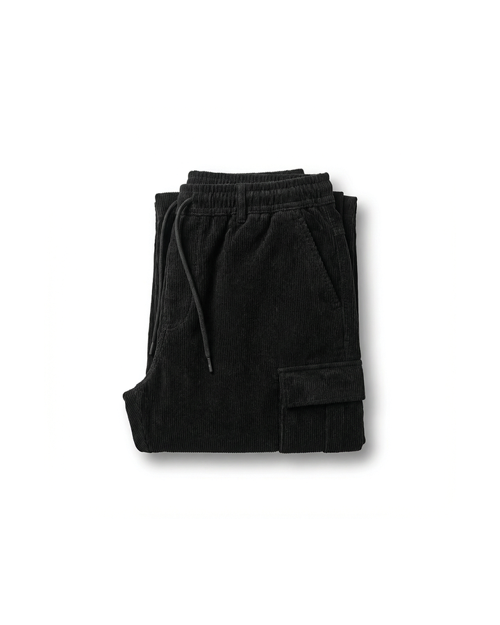 Milo | Herren Cargo-Sweathose mit lockerem Schnitt und Kordelzug