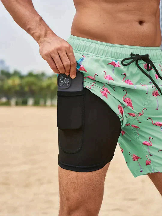 Cristian | Herren Badeshorts mit Print