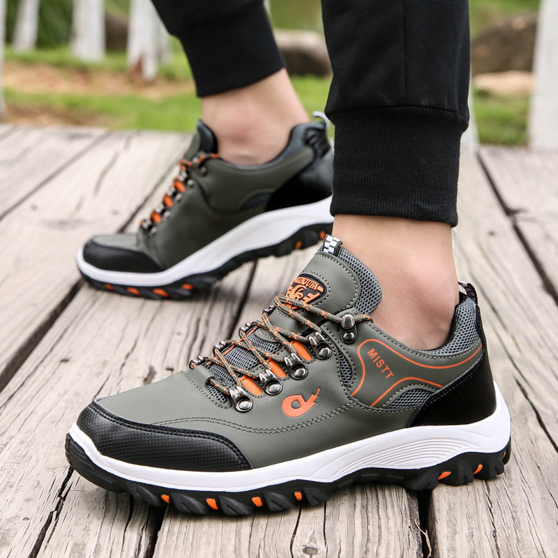 Herren Outdoor Wanderschuhe mit Schnürung von vorne