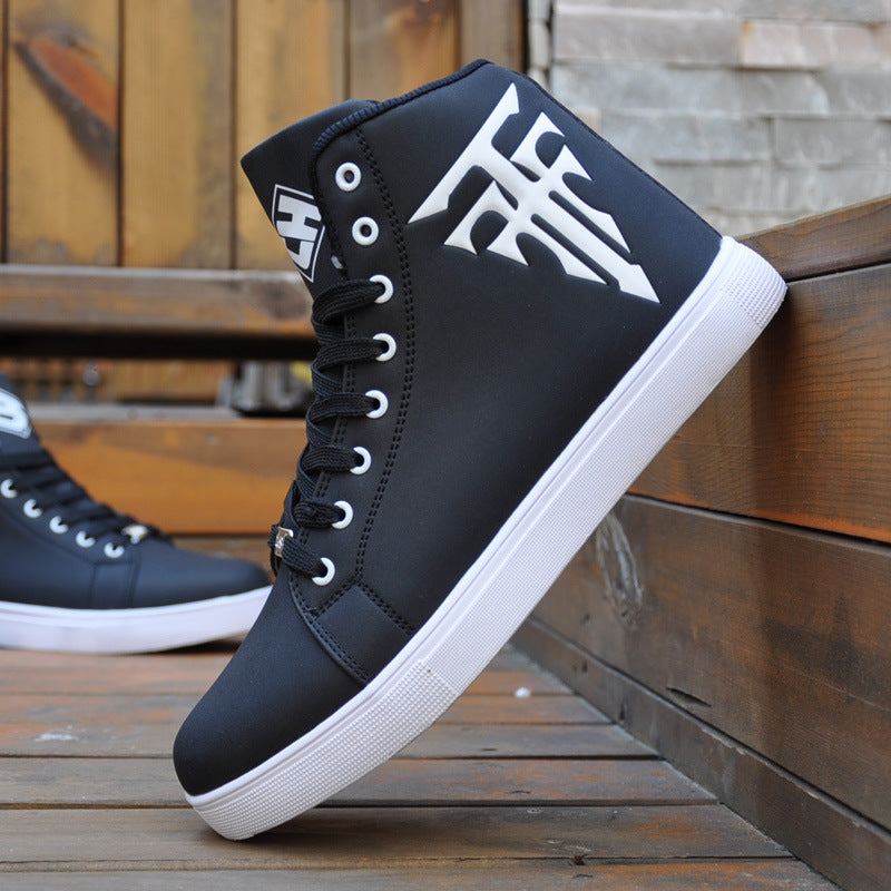 High Top Sneaker für Herren in Schwarz, Weiss und Grün