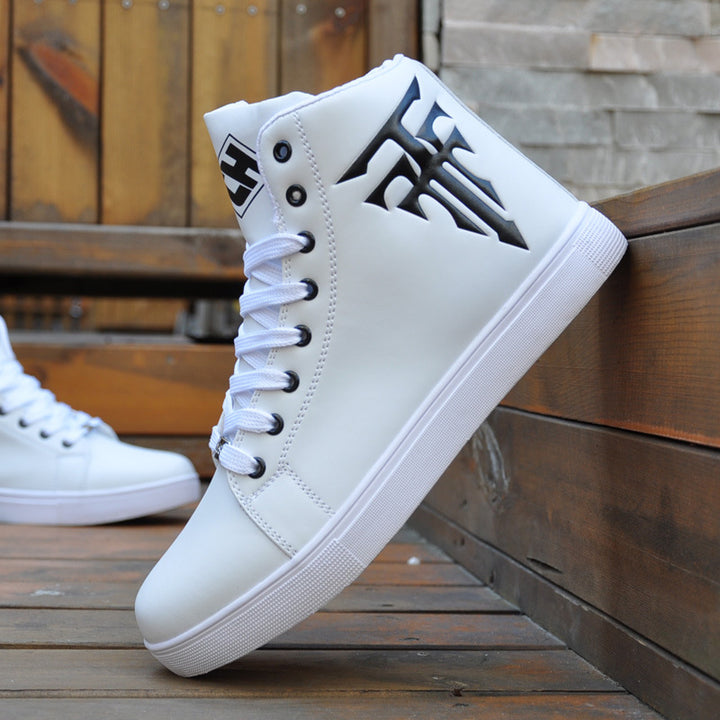 High Top Sneaker für Herren in Schwarz, Weiss und Grün
