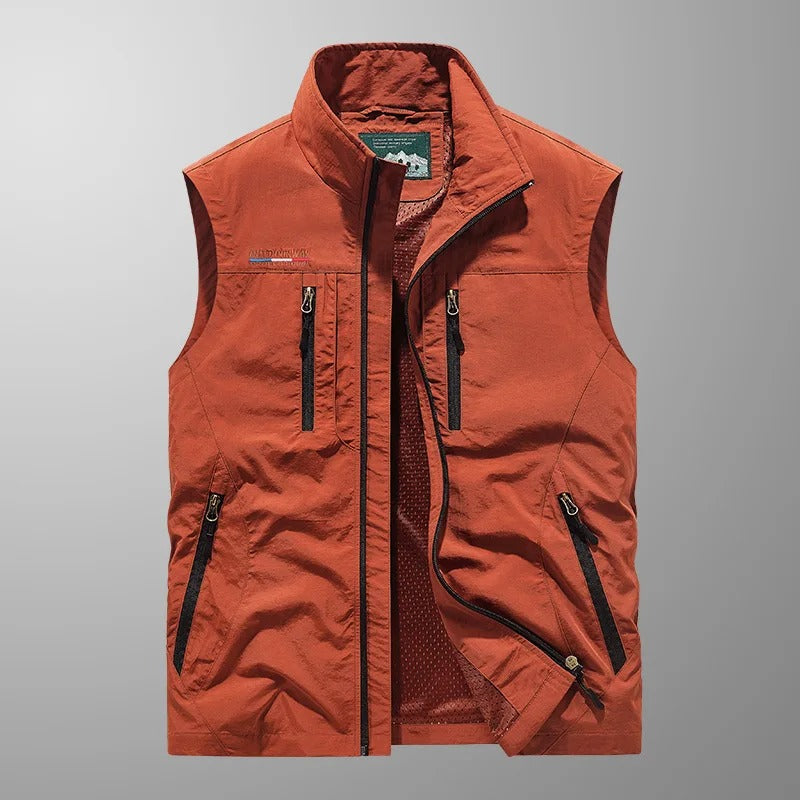 Odin | Herren Outdoor Weste mit Stehkragen