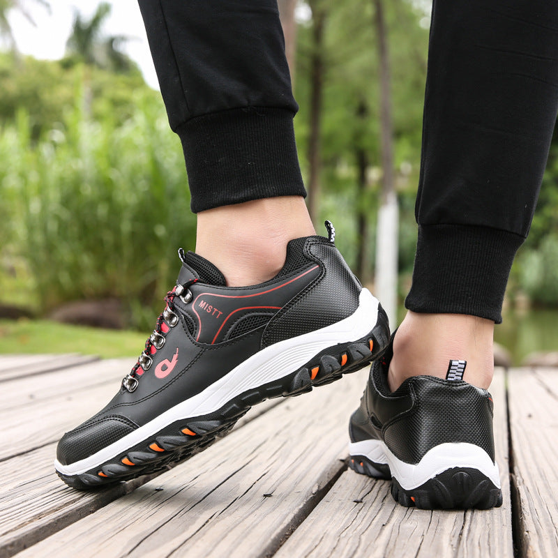 Herren Outdoor Wanderschuhe mit Schnürung von vorne