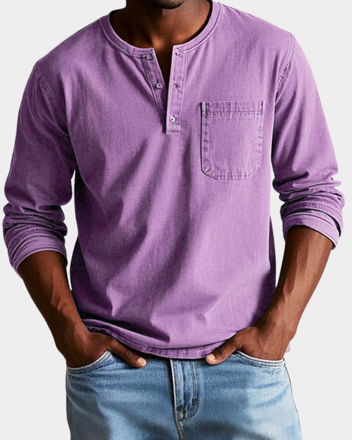 Theodore | Men's Vintage Long-Sleeve Shirt